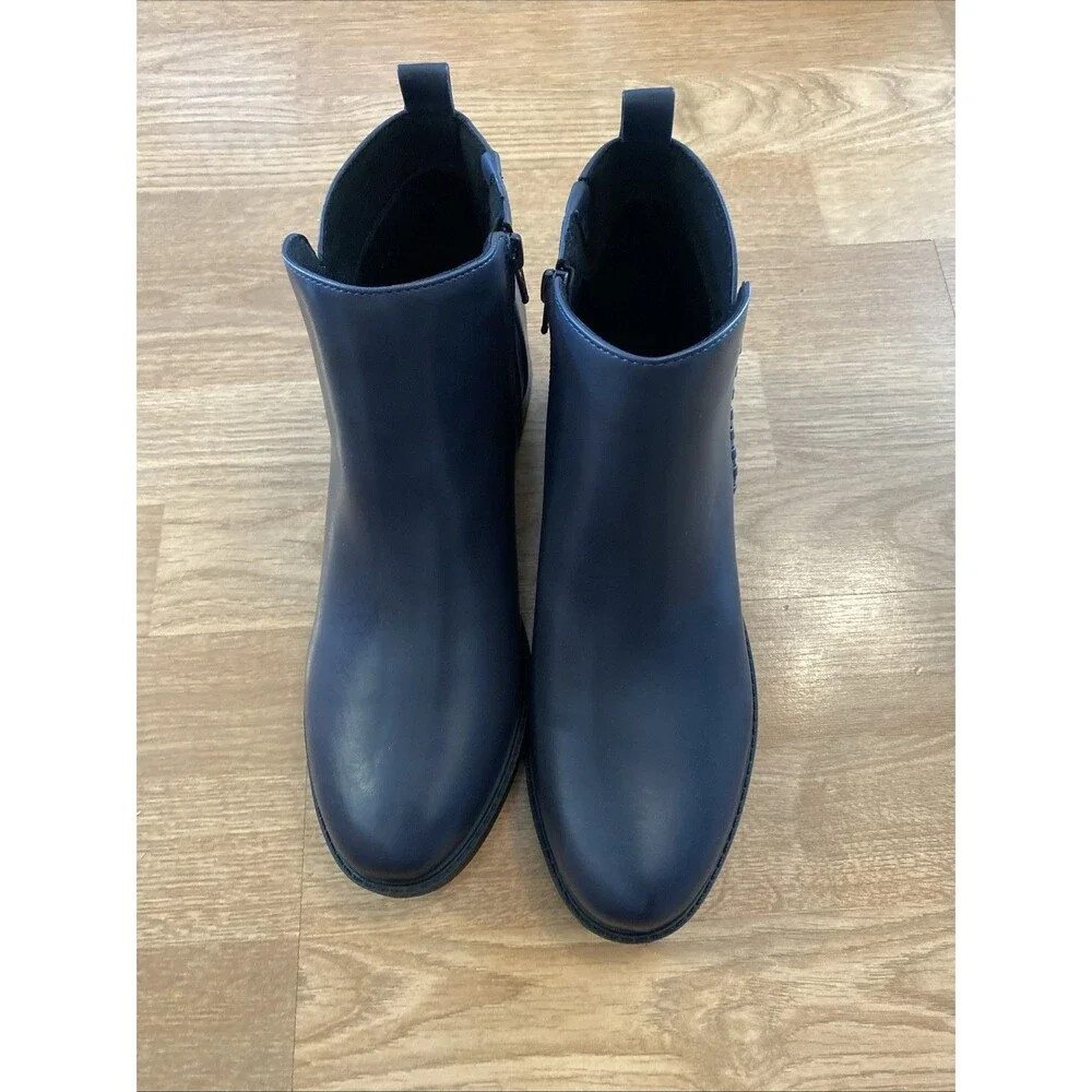 New Easy Spirit Womens Lorand Bootie Navy Size 10M NIB - Picture 7 of 16